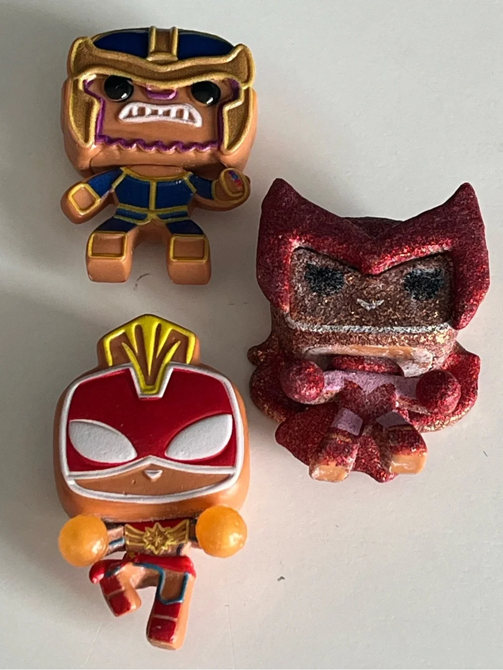 Funko Pop! Gingerbread Iron Man Thor Deadpool Thanos Christmas Baby Groot Rocket